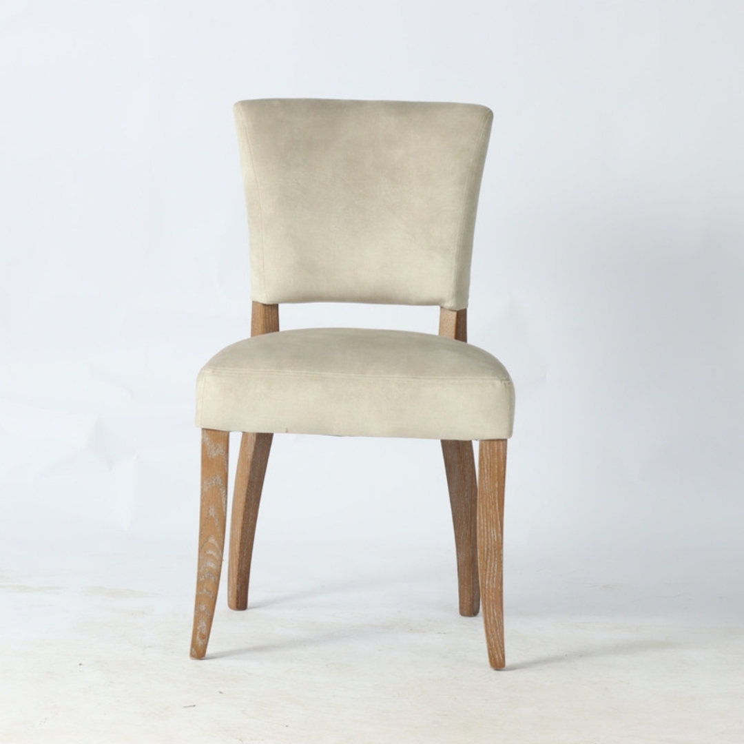 Derringer Dining Chair - Eskimo Velvet with Studs image 3